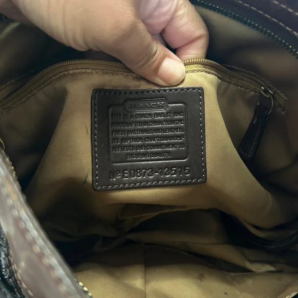 Patchwork Leather Shoulder Bag - Picture 5 of 8